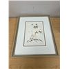 Image 2 : Eddy Cobiness Framed Lithograph? - previous owner says offset Lithograph - Frame: 13.5 x 10.75"