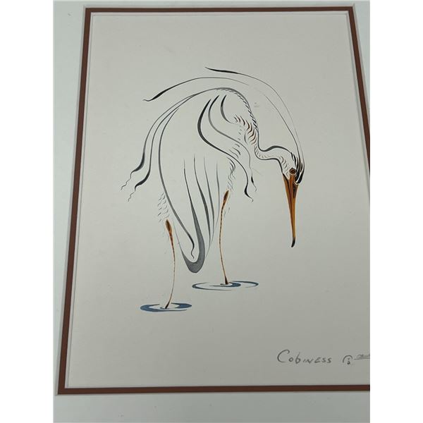 Eddy Cobiness Framed Print - previous owner indicates print - Frame: 13.5 x 10.75"