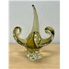 Image 3 : Signed Chalet Canada Spike and Curls Art Glass Centerpiece - Approx: 11.5"T 8.5"W