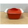 Image 1 : Vintage Belgian Cast Enameled Casserole - Approx: 8.5 x 7.5 & 3.5"T
