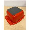 Image 4 : Vintage Belgian Cast Enameled Casserole - Approx: 8.5 x 7.5 & 3.5"T
