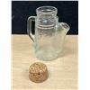 Image 3 : Vintage WMF Textured Glass Peanut Can Nut Dispenser 7"