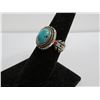 Image 3 : 925 Silver & turquoise ring - see description and photos