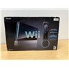 Image 1 : Black Nintendo Wii With Box - see all photos for contents - not tested