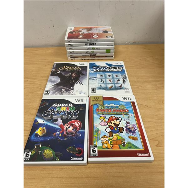 10 Complete Nintendo Wii Games - se all photos