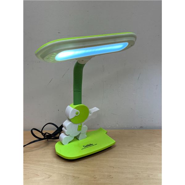 Figural Eye Protecting Desk / Table Lamp - works Approx: 13"W extends to max 18" tall