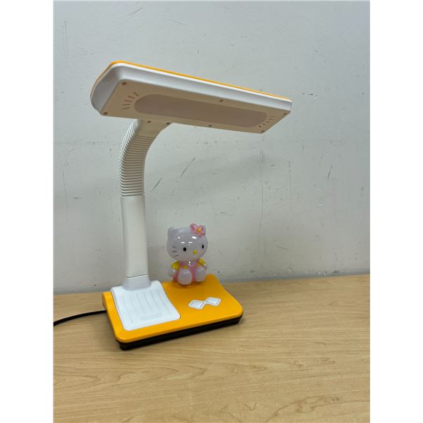 Figural Eye Protecting Desk / Table Lamp - works Approx: 13"W extends to max 18" tall