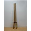 Image 1 : Pair 40" White Oak Bokken Wood Practice Swords