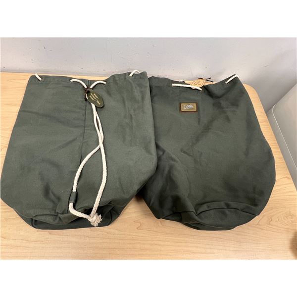 2 Volta Canvas / Rope Duffle Bags Approx: 18x16"