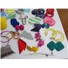 Image 2 : Vintage metal pierced earrings lot.  Over 60 pairs of wonderful vintage metal earrings!  So cool!