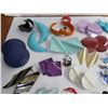 Image 3 : Vintage metal pierced earrings lot.  Over 60 pairs of wonderful vintage metal earrings!  So cool!
