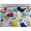 Image 5 : Vintage metal pierced earrings lot.  Over 60 pairs of wonderful vintage metal earrings!  So cool!