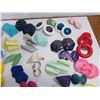 Image 7 : Vintage metal pierced earrings lot.  Over 60 pairs of wonderful vintage metal earrings!  So cool!