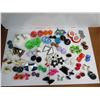 Image 1 : Vintage clip on earrings lot.  46 pairs of really cool vintage clip on earrings!
