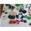 Image 4 : Vintage clip on earrings lot.  46 pairs of really cool vintage clip on earrings!