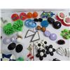 Image 5 : Vintage clip on earrings lot.  46 pairs of really cool vintage clip on earrings!