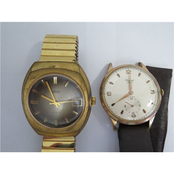 Vintage men's wind up watches in working condition - see description and photos