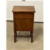 Image 1 : Vintage Wooden Side Table With Storage Approx: 16 x13 & 27"T