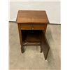 Image 3 : Vintage Wooden Side Table With Storage Approx: 16 x13 & 27"T