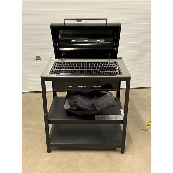 New Charcoal BBQ With Cover Approx: 34x24" (see all photos)
