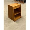 Image 1 : Teak Side Table / Night Stand - Approx: 17.5 x 16.5 & 24.5"T