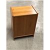 Image 4 : Teak Side Table / Night Stand - Approx: 17.5 x 16.5 & 24.5"T