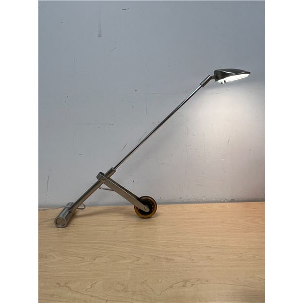 Post Modern Brushed Aluminum Task Lamp