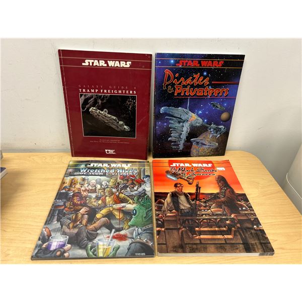 4 Star Wars West End Games Soft Cover RPG - see all photos