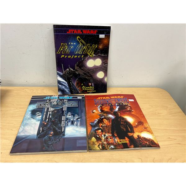 3 Star Wars West End Games Soft Cover RPG - see all photos