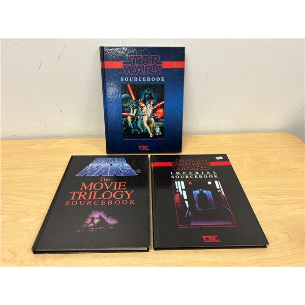 3 Star Wars West End Games Hard Cover RPG - see all photos