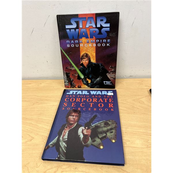 2 Star Wars West End Games Hard Cover RPG - see all photos