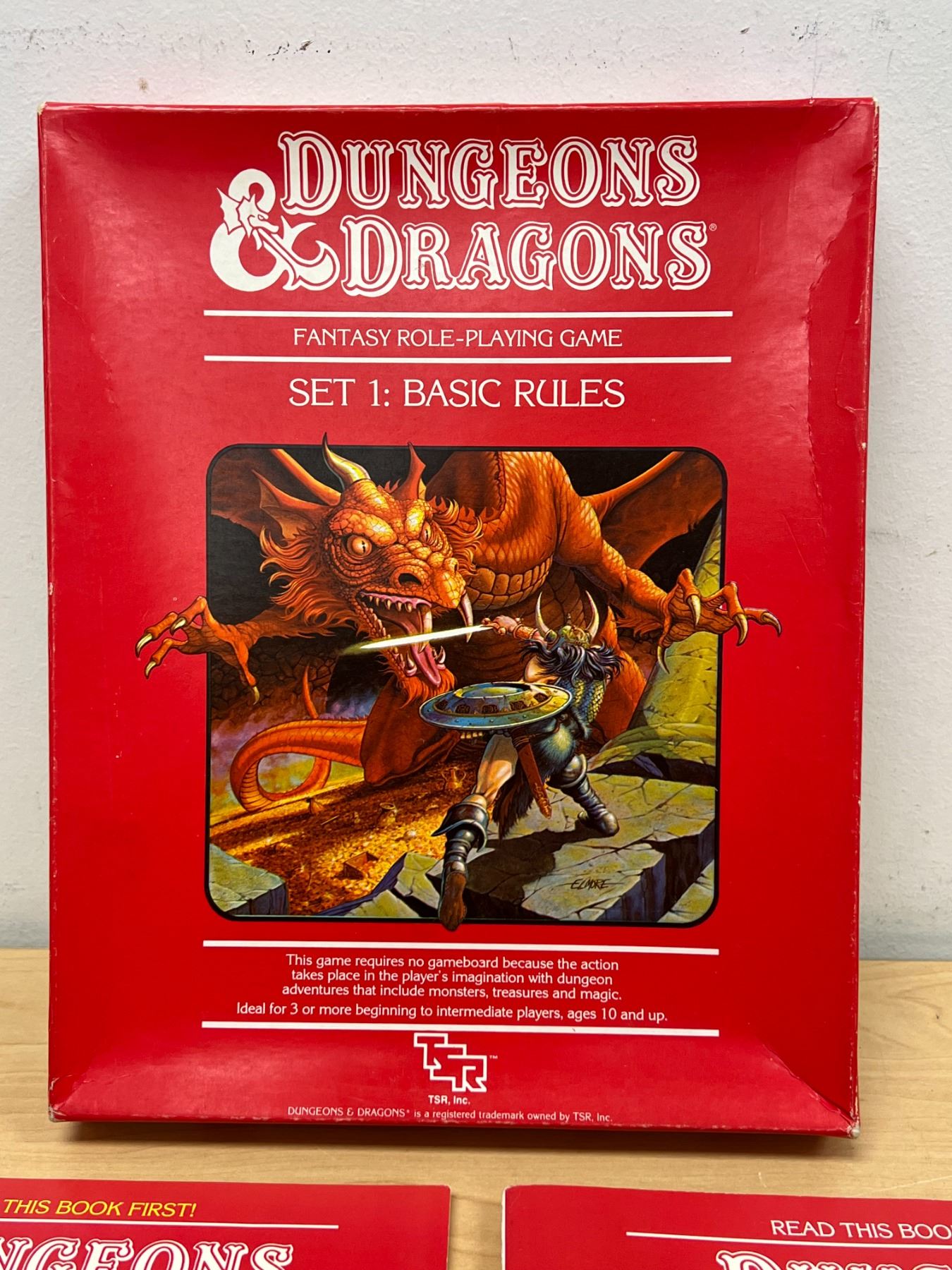 1983 TSR Dungeons & Dragons 1011 D&D Set 1: Basic Rules RPG