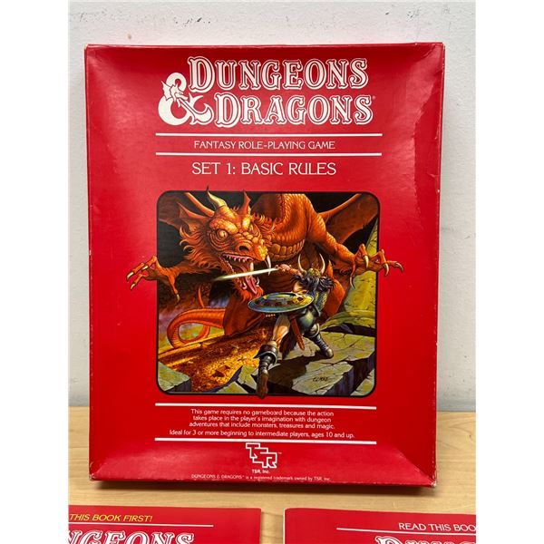 1983 TSR Dungeons & Dragons 1011 D&D Set 1: Basic Rules RPG