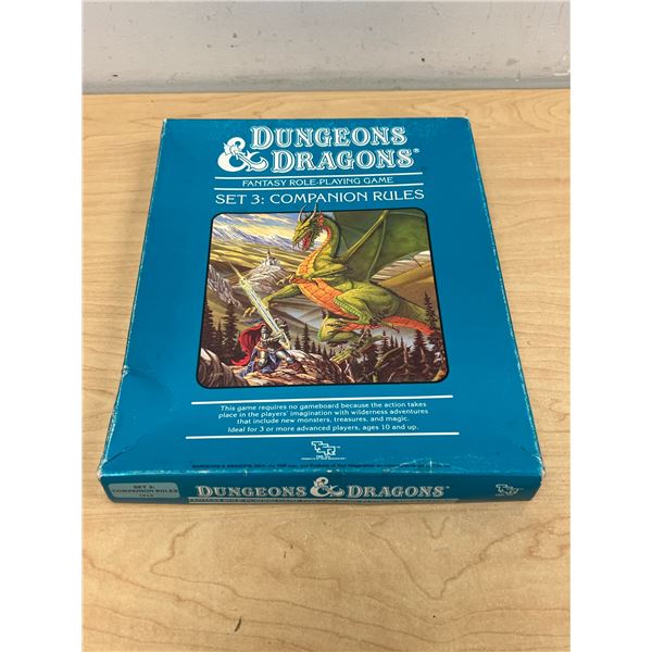 1984 TSR Dungeons & Dragons 1013 D&D Set 3: Companion Rules RPG see all photos