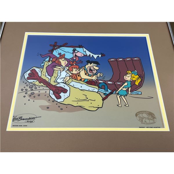 The Flinstones Limited Edition Animation Art - Frame approx: 19x17"