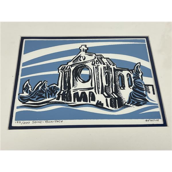 Saint-Boniface Real Berard 122/200 - Smaller Frame approx: 12.5x11.25"
