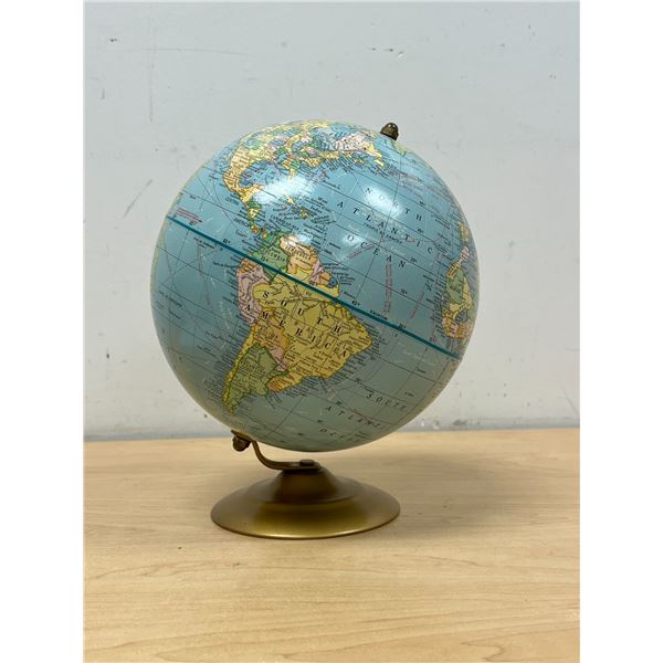 9" Cram Co. Terrestrial Globe on Stand