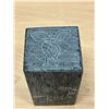 Image 6 : 5 Separate Etchings on Square Soapstone - Approx: 4.75"T 2.75"W