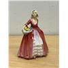 Image 1 : Royal Doulton England Janet Bone China Figure 6.5" HN1537
