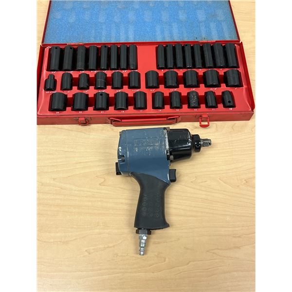 Pro Point Impact Gun & Socket Set - see all photos