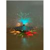 Image 1 : Fibre Optic "Flying Saucer UFO" Light Up Table Lamp - see all photos