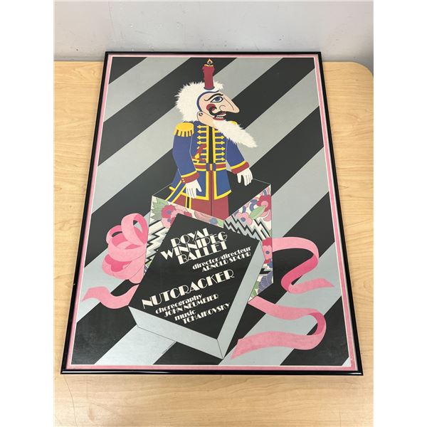 Framed Royal Winnipeg Ballet Nutcracker Poster - Stefan Czernecki Approx: 25.75 x 18.5"