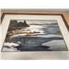 Image 1 : Kenneth F. Martin Watercolour "Spring Break-Up, Whiteshell" Frame Approx: 30.75 x 24"