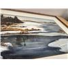 Image 3 : Kenneth F. Martin Watercolour "Spring Break-Up, Whiteshell" Frame Approx: 30.75 x 24"