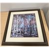 Image 2 : Tom Thomson Decorative Landscape, Birches - Large Frame Approx: 27.5x26.5" see all photos