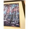 Image 4 : Tom Thomson Decorative Landscape, Birches - Large Frame Approx: 27.5x26.5" see all photos
