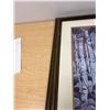Image 6 : Tom Thomson Decorative Landscape, Birches - Large Frame Approx: 27.5x26.5" see all photos