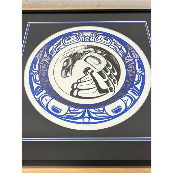 Bill Helin "Spirit of Rotary" Offset Litho AP 5/20 Frame approx: 20x20"