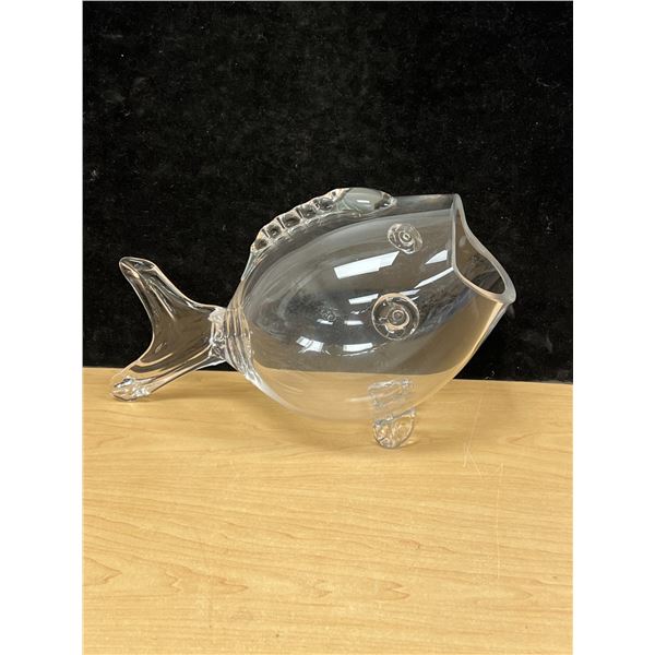 Decorative Glass Fish Centerpiece - Larger approx: 12"W 8"T