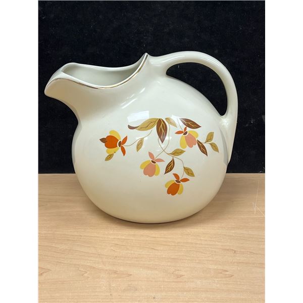 Vintage Hall's Ceramic Ball Jug Pitcher 7.5"T